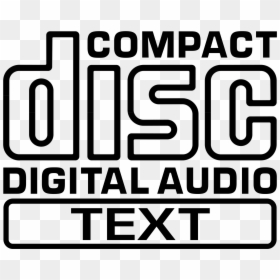 Compact Disc Digital Audio Logo Png , Png Download - Compact Disc Text Logo, Transparent Png - compact disc digital audio logo png