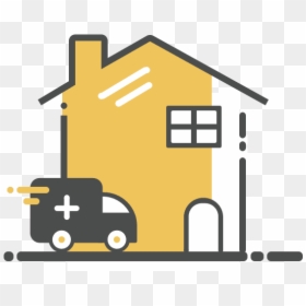 In-home Visits - Home Visits Care Icon, HD Png Download - veterinarian symbol png