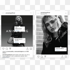 Anine Bing Women’s Fashion Brand By The Model Turned - Instagram Trend S 2019, HD Png Download - joe sugg png