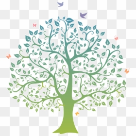 #arvore #tree #passaros #birds #passarinhos #arvoredavida - Family Tree Small Png, Transparent Png - passarinhos png