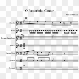 Shipping Up To Boston Bagpipes Sheet Music, HD Png Download - passarinhos png