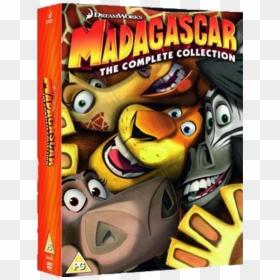 Madagascar The Complete Collection Dvd, HD Png Download - madagascar png