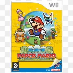 Super Paper Mario Nintendo Wii, HD Png Download - super paper mario png