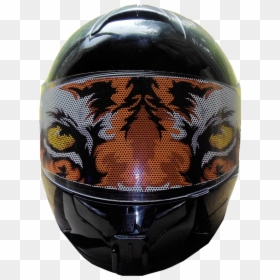 Tiger Motorcycle Helmet Visors Sticker - Boca Tanning Club, HD Png Download - biker helmet png