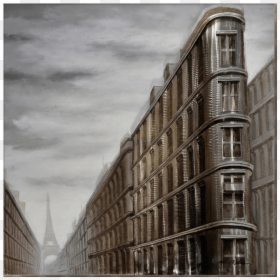 Oil Painting Building 3d, HD Png Download - building windows png
