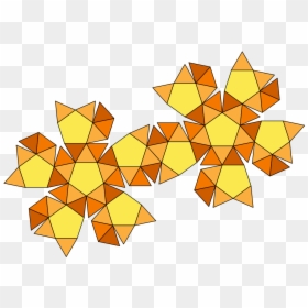 Snub Dodecahedron Net, HD Png Download - dodecahedron png