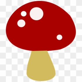 Red Cute Mushroom Png, Transparent Png - mushroom clipart png