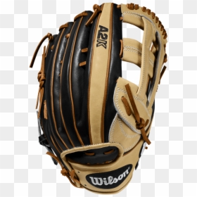 Black Outfield Baseball Glove, HD Png Download - baseball bat .png