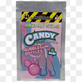 Herbivores Edibles Bubblegum Bottles - Herbivore Bubble Gum Bottles, HD Png Download - bubblegum bubble png
