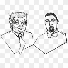 Illustration By Kimberly Decker - Sketch, HD Png Download - trump's face png