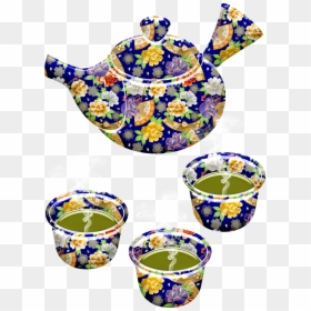 Japanese Tea Set Japanese Pattern Tea Set Tea Free - Teapot, HD Png Download - japanese pattern png