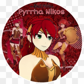 #pyrrha #rwby - Cartoon, HD Png Download - rwby pyrrha png