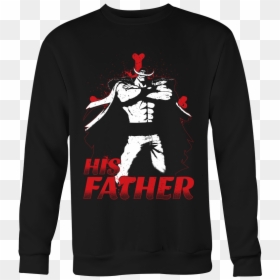 One Piece White Beard Father And Son Sweatshirt T Shirt - Ugly Christmas Sweater Pigs, HD Png Download - whitebeard png