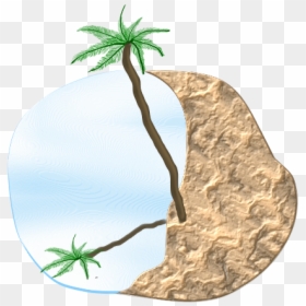Palm Beach Svg Clip Arts - Illustration, HD Png Download - palm vector png