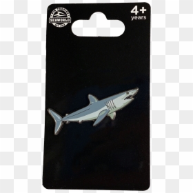 Mako Shark Pin"  Class= - Great White Shark, HD Png Download - mako shark png