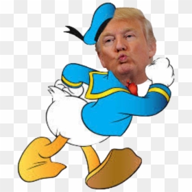#remixit #freetoedit #donaldtrump #donaldduck - Donald Duck No Background, HD Png Download - donald trump cartoon png