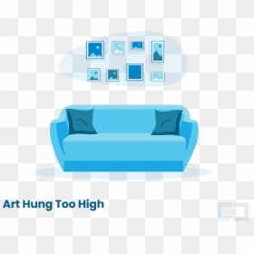Loveseat, HD Png Download - hanging picture frame png
