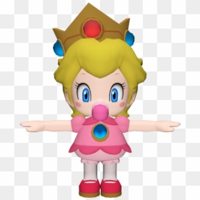 Download Zip Archive - Baby Peach Mario Kart Wii, HD Png Download - baby mario png