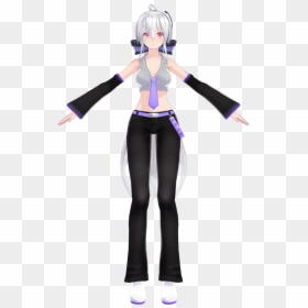 Haku Yowane Default Tda Edit - Cartoon, HD Png Download - haku png