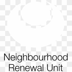 Neighbourhood Renewal Unit Logo Black And White - Saftschubse, HD Png Download - the neighbourhood logo png
