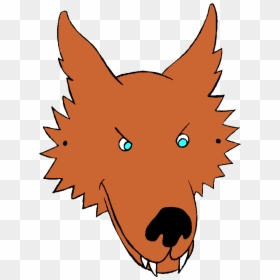 Wolf Clipart Wolf Mask - Face Mask Of Wolf, HD Png Download - big bad wolf png