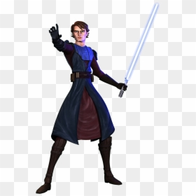 Star Wars Generations - Anakin Skywalker Clone Wars Series, HD Png Download - jedi knight png