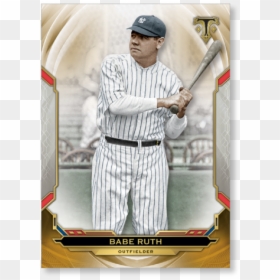 Babe Ruth 2019 Triple Threads Base Card Poster Gold - Topps, HD Png Download - babe ruth png