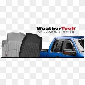 Weathertech Diamond Dealer - F150 Window Deflectors, HD Png Download - weathertech logo png