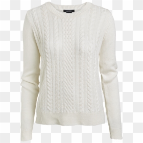 Knitted White Sweater Png, Transparent Png - ivory ella png