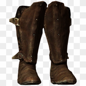 Leather Boots Skyrim, HD Png Download - medieval scroll png