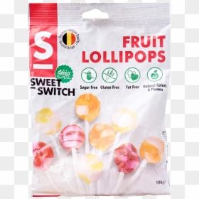 Sweet Switch Stevia Lollipops 100g, HD Png Download - lollipops png