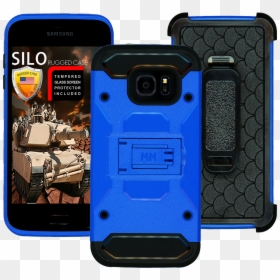 Samsung Galaxy S7 Edge Mm Silo Rugged Case Sea Blue, HD Png Download - samsung galaxy s7 edge png