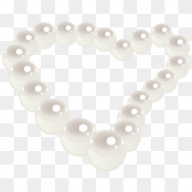Pearl Clip Art, HD Png Download - heart necklace png