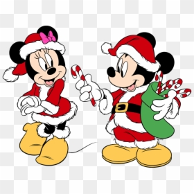 Mickey And Minnie Christmas, HD Png Download - baby minnie mouse clip art png