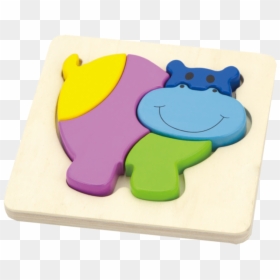 Shape Block Puzzle, HD Png Download - hippopotamus png
