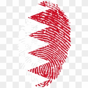 Indonesia Flag Fingerprint Png, Transparent Png - bahrain flag png