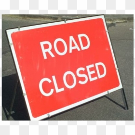 Road Closed - Road Closed Sign, HD Png Download - road closed png