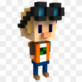 Voxel Character Png, Transparent Png - 8 bit characters png