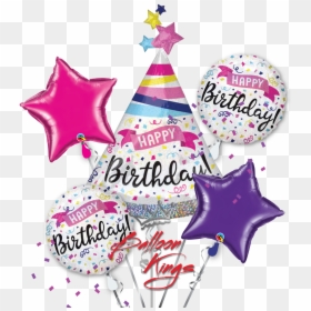 Hb Party Hat Bouquet - Birthday Hat, HD Png Download - party hat emoji png