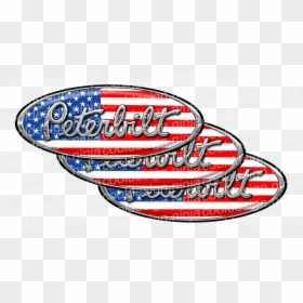 Peterbilt Emblem American Flag, HD Png Download - american flag design png