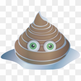 Graphic Poop Frozen Poop Free Photo - Frozen Poop Emoji, HD Png Download - party hat emoji png