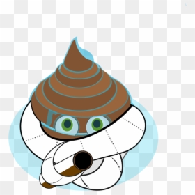 Pile Of Poo Emoji, HD Png Download - party hat emoji png
