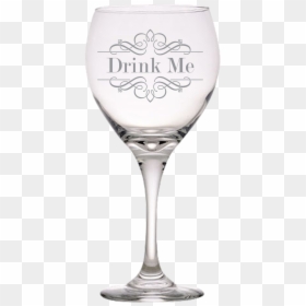 Wine Glass Laser Etching, HD Png Download - drink me png