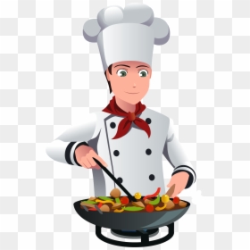 Chef Image Png, Transparent Png - man cooking png