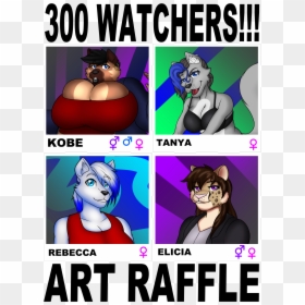 300 Watchers Raffle Announcement - Internet Censorship, HD Png Download - freakazoid png