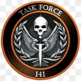 Call Of Duty Wiki - Task Force 141 Mw3, HD Png Download - modern warfare 2 logo png