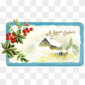Christmas Label Clipart, HD Png Download - christmas label png
