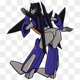 Bw Starscream - Cartoon, HD Png Download - starscream png