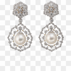 Buccellati - Earrings - Pendant Earrings - Earrings - Buccellati Orecchini, HD Png Download - diamonds and pearls png