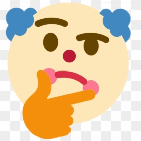 #emojis #meme #dank #clown - Discord Thinking Emoji Png, Transparent Png - meme emojis png